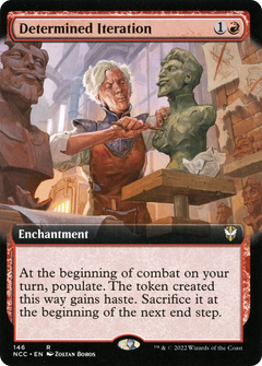 Determined Iteration (Extended Art) [Streets of New Capenna Commander]-1