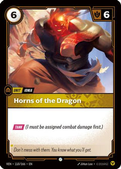 Horns of the Dragon (118/166) - Vendetta Foil-1