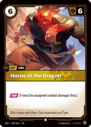 Horns of the Dragon (118/166) - Vendetta Foil-1