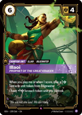 Illaoi, Prophet of the Great Kraken (109/166) - Vendetta Foil-1