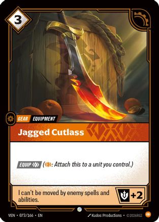 Jagged Cutlass (073/166) - Vendetta Foil-1