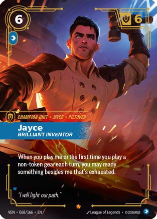 Jayce, Brilliant Inventor (068/166) - Vendetta Foil-1
