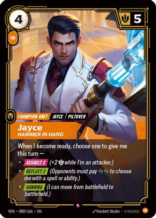 Jayce, Hammer in Hand (088/166) - Vendetta Foil-1