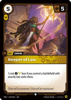 Keeper of Law (119/166) - Vendetta Foil-1