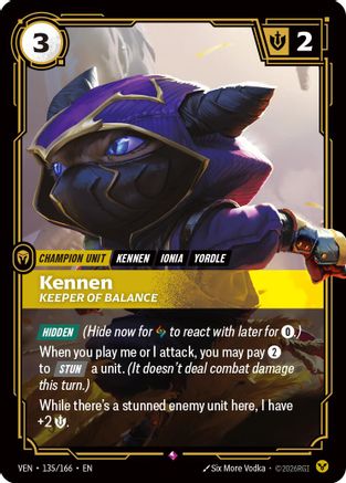 Kennen, Keeper of Balance (135/166) - Vendetta Foil-1