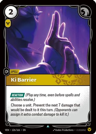 Ki Barrier (126/166) - Vendetta Foil-1