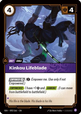 Kinkou Lifeblade (093/166) - Vendetta Foil-1