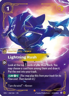 Lightning Rush (156/166) - Vendetta Foil-1