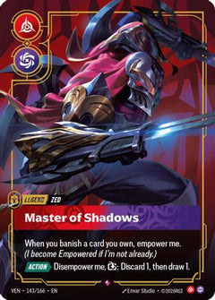 Zed - Master of Shadows (143/166) - Vendetta Foil-1