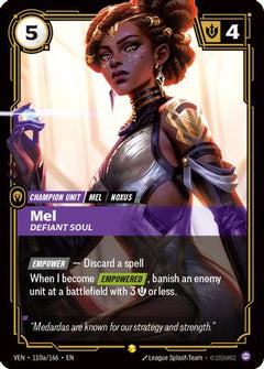 Mel, Defiant Soul (Alternate Art) (110a/166) - Vendetta Foil-1