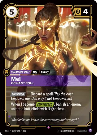 Mel, Defiant Soul (110/166) - Vendetta Foil-1