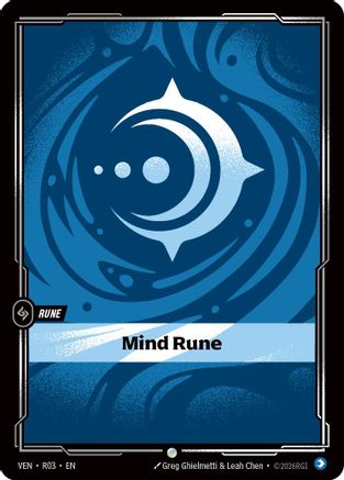 Mind Rune (R03) - Vendetta Foil-1