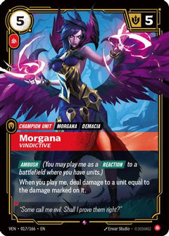 Morgana, Vindictive (017/166) - Vendetta Foil-1