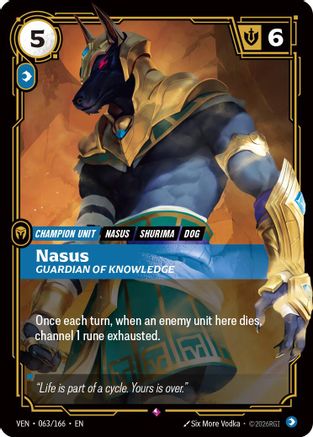Nasus, Guardian of Knowledge (063/166) - Vendetta Foil-1
