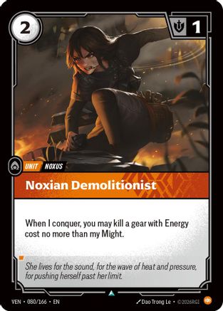 Noxian Demolitionist (080/166) - Vendetta Foil-1