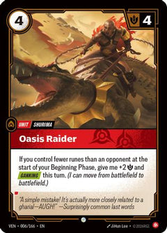 Oasis Raider (006/166) - Vendetta Foil-1