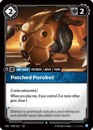 Patched Porobot (058/166) - Vendetta Foil-1