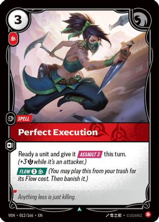 Perfect Execution (012/166) - Vendetta Foil-1