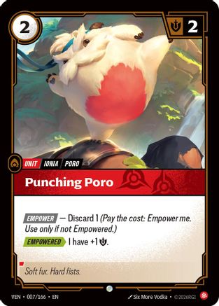 Punching Poro (007/166) - Vendetta Foil-1