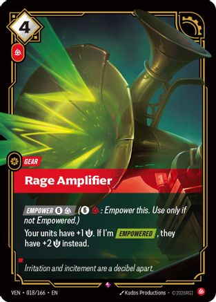 Rage Amplifier (018/166) - Vendetta Foil-1