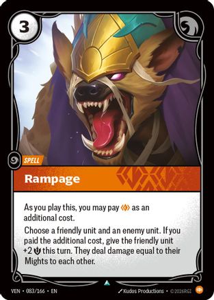 Rampage (083/166) - Vendetta Foil-1