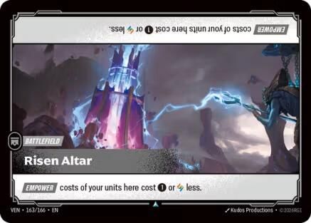Risen Altar (163/166) - Vendetta Foil-1