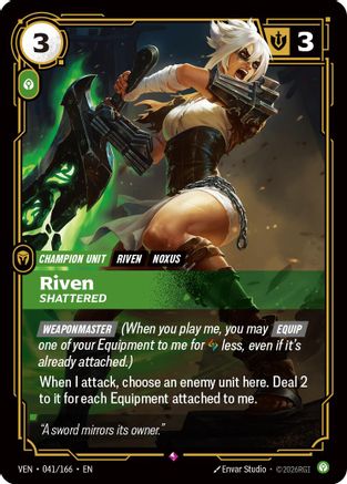 Riven, Shattered (041/166) - Vendetta Foil-1
