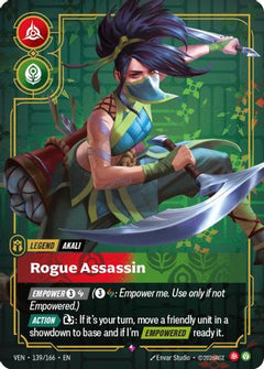 Akali - Rogue Assassin (139/166) - Vendetta Foil-1