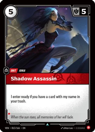 Shadow Assassin (013/166) - Vendetta Foil-1