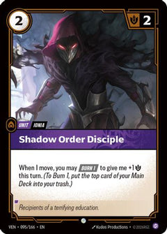 Shadow Order Disciple (095/166) - Vendetta Foil-1