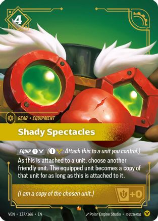 Shady Spectacles (137/166) - Vendetta Foil-1
