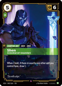 Shen, Scourge of Shadows (042/166) - Vendetta Foil-1