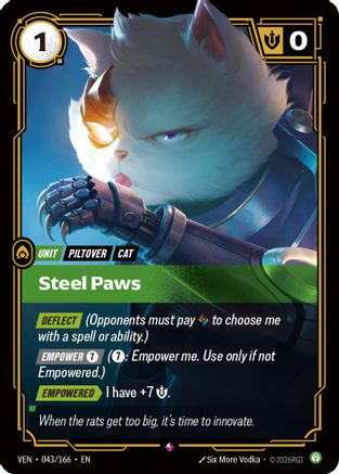 Steel Paws (043/166) - Vendetta Foil-1