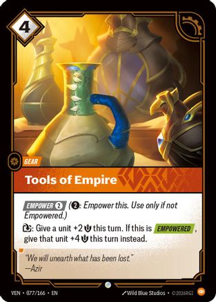 Tools of Empire (077/166) - Vendetta Foil-1