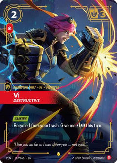 Vi, Destructive (167/166) - Vendetta Foil-1