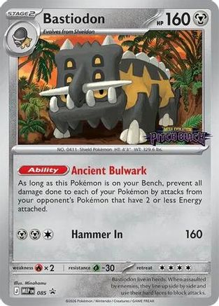 Bastiodon 085  - Holofoil ME Mega Evolution Promo - Promo-1