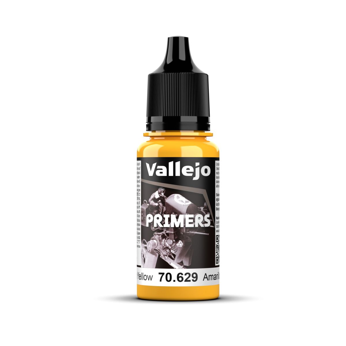 Vallejo - Surface Primer - Sun Yellow 18ml-1