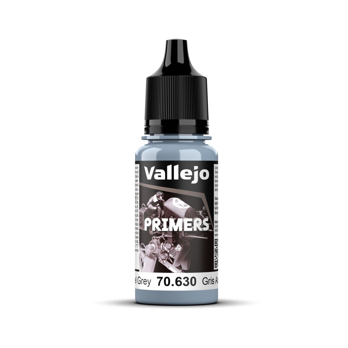 Vallejo - Surface Primer - Steel Grey 18ml-1