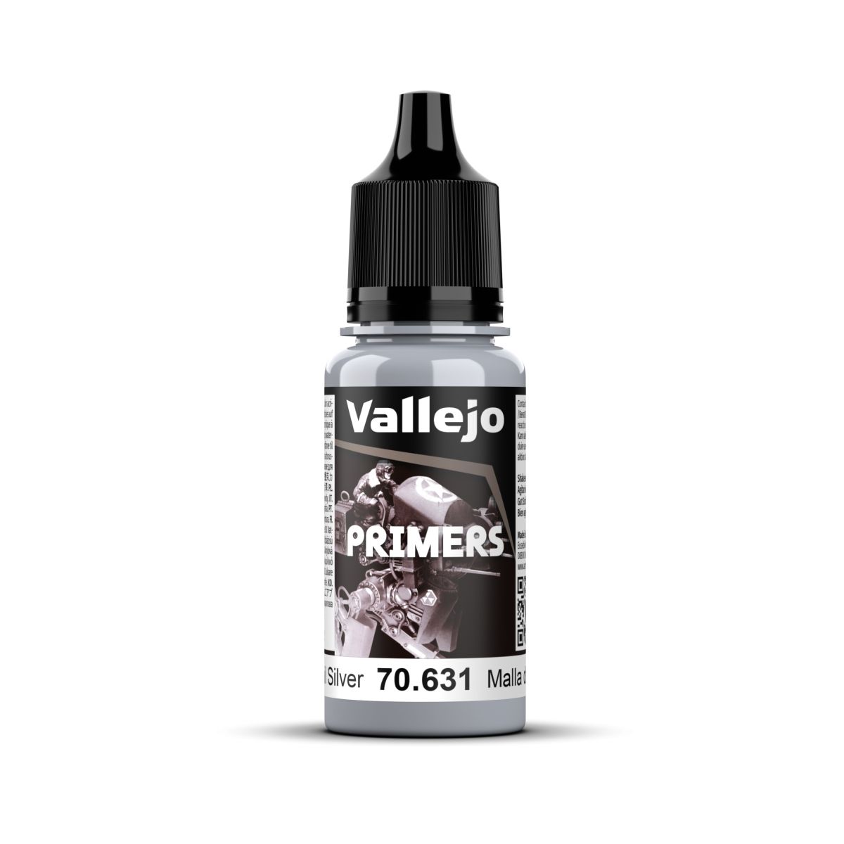 Vallejo - Surface Primer - Chainmail Silver 18ml-1