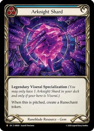 Arknight Shard (Blue) (IAR001) - Usurp the Shadow Throne-1