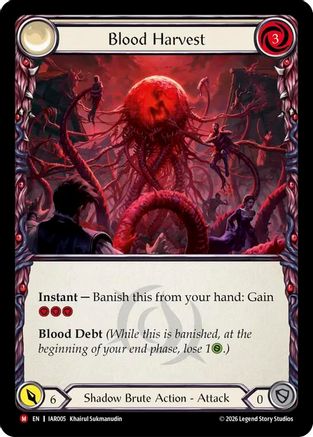 Blood Harvest (IAR005) - Usurp the Shadow Throne Rainbow Foil-1