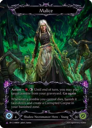 Malice (Marvel) (IAR054) - Usurp the Shadow Throne Cold Foil-1