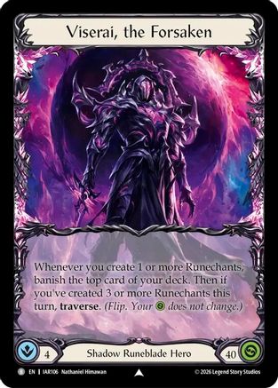 Viserai, the Forsaken // Viserai, Usurper (IAR106) - Usurp the Shadow Throne-1