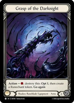 Grasp of the Darknight (Extended Art) (IAR109) - Usurp the Shadow Throne Cold Foil-1