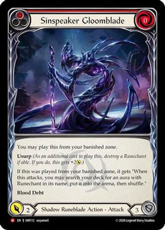 Sinspeaker Gloomblade (Red) (IAR112) - Usurp the Shadow Throne-1