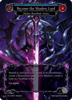 Become the Shadow Lord (Blue) (Marvel) (IAR113) - Usurp the Shadow Throne Cold Foil-1