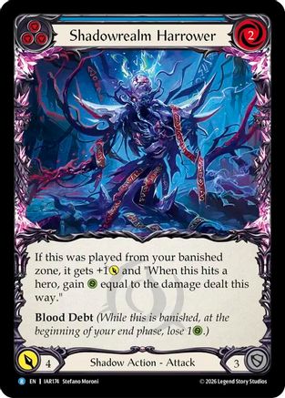Shadowrealm Harrower (Blue) (IAR174) - Usurp the Shadow Throne Rainbow Foil-1