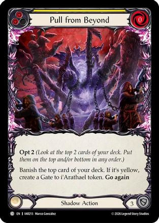 Pull from Beyond (Yellow) (IAR213) - Usurp the Shadow Throne-1