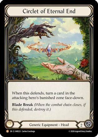 Circlet of Eternal End (IAR223) - Usurp the Shadow Throne Rainbow Foil-1