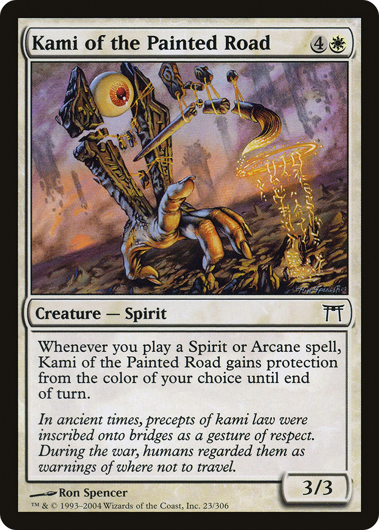 Kami of the Painted Road [Champions of Kamigawa]-1